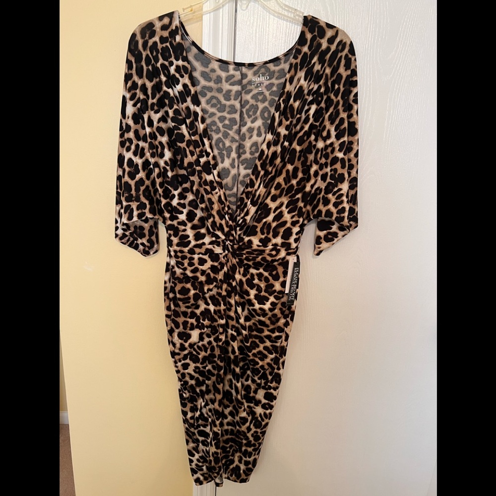 Leopard print dress